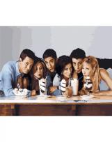 Opakowanie Malowanie po numerach - Przyjaciele 40x50cm