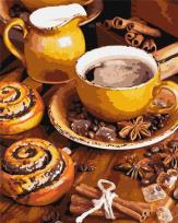 Opakowanie Malowanie po numerach - Przyjemność z kawy 40x50cm