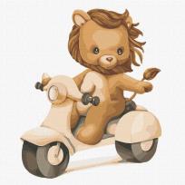 Opakowanie Malowanie po numerach - Przyszły rowerzysta 30x30