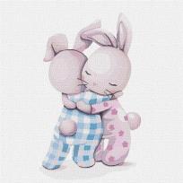 Opakowanie Malowanie po numerach - Przytulanki 30x30