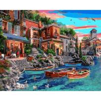 Opakowanie Malowanie po numerach - Przytulna zatoka 40x50