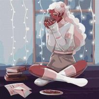 Opakowanie Malowanie po numerach - Przytulny wieczór 40x40cm