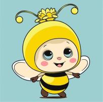 Opakowanie Malowanie po numerach - Pszczółka 25x25cm