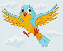 Opakowanie Malowanie po numerach Ptaszek