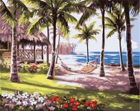 Opakowanie Malowanie po numerach - Rajska wyspa 40x50cm