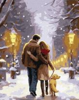 Opakowanie Malowanie po numerach - Rodzinny spacer 40x50cm