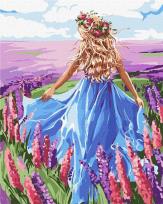 Opakowanie Malowanie po numerach - Sama z myślami 40x50