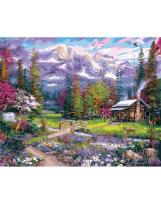 Opakowanie Malowanie po numerach - Samotny dom w lesie 40x50