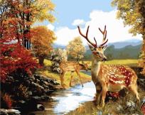 Opakowanie Malowanie po numerach - Sarna i kozioł 40x50cm