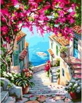 Opakowanie Malowanie po numerach - Schody do morza 40x50cm