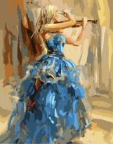 Opakowanie Malowanie po numerach - Skrzypaczka 40x50cm