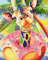 Opakowanie Malowanie po numerach Słodka żyrafa