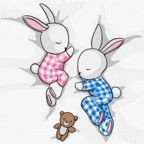 Opakowanie Malowanie po numerach - Słodkie sny 2 Kids 25x25cm