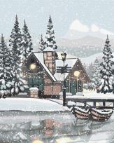 Opakowanie Malowanie po numerach - Śnieżna cisza 40x50cm