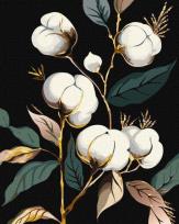 Opakowanie Malowanie po numerach - Śnieżnobiała bawełna 40x50