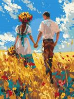 Opakowanie Malowanie po numerach - Spacer zakochanych 30x40cm