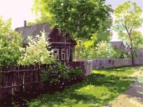 Opakowanie Malowanie po numerach - Spokojna wieś 30x40cm