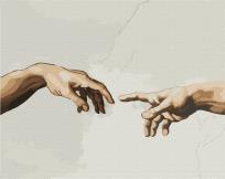 Opakowanie Malowanie po numerach - Stworzenie Adama 40x50