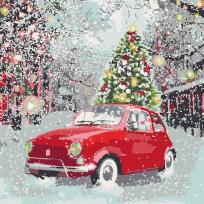 Opakowanie Malowanie po numerach - Świąteczny nastrój 40x40cm