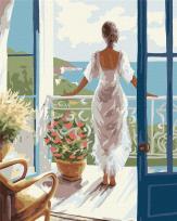 Opakowanie Malowanie po numerach - Świt nad morzem 40x50cm