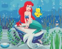 Opakowanie Malowanie po numerach - Syrenka 30x40cm