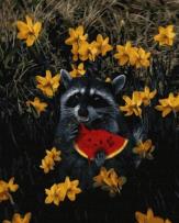 Opakowanie Malowanie po numerach - Szop i arbuz 40x50cm