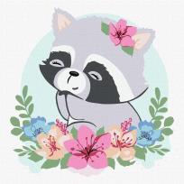 Opakowanie Malowanie po numerach - Szop Kwiatowy 3030cm