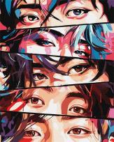 Opakowanie Malowanie po numerach - Tajemnicze oczy 40x50cm