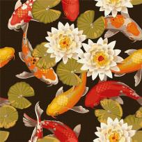 Opakowanie Malowanie po numerach - Tęczowe karpie 40x40