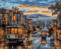 Opakowanie Malowanie po numerach - Tramwaje 40x50cm