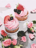 Opakowanie Malowanie po numerach - Truskawkowa.. 30x40cm