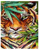 Opakowanie Malowanie po numerach - Tygrys 40x50