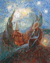 Opakowanie Malowanie po numerach - Ukraińska gwiaździsta noc