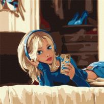 Opakowanie Malowanie po numerach - Ulubione selfie 40x40cm