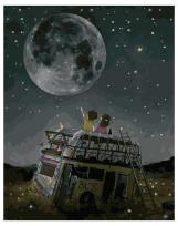 Opakowanie Malowanie po numerach - Wieczór w kosmosie 40x50cm