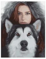 Opakowanie Malowanie po numerach - Wierny przyjaciel 40x50cm