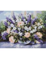 Opakowanie Malowanie po numerach - Wiosenny bukiet 40x50cm