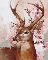 Opakowanie Malowanie po numerach Wiosenny jeleń