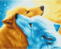 Opakowanie Malowanie po numerach - Wróżkowe wilki 40x50cm