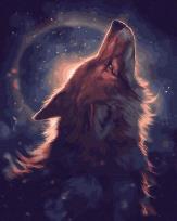 Opakowanie Malowanie po numerach - Wycie wilka 40x50cm