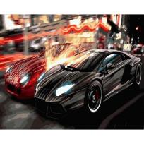 Opakowanie Malowanie po numerach - Wyścig miejski 40x50