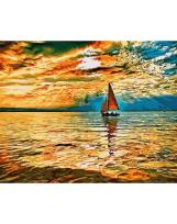 Opakowanie Malowanie po numerach - Żaglówka 40x50cm