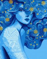 Opakowanie Malowanie po numerach - Zimna pięknośc.. 40x50cm