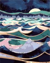 Opakowanie Malowanie po numerach - Złote fale 40x50cm