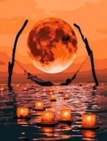 Opakowanie Malowanie po numerach - Złoty romans 40x50cm