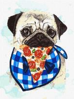 Opakowanie Malowanie po numerach - Zwolennik pizzy 30x40