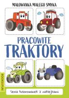 Okładka książki Malowanka Małego Smyka. Pracowite traktory