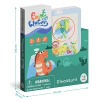 Opakowanie Malowanka wodna z markerem Dinozaury