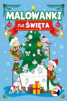 Okładka książki Malowanki na święta