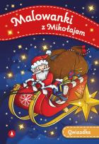 Okładka książki Malowanki z Mikołajem. Gwiazdka